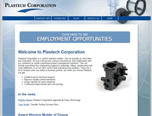 Tablet Screenshot of plastechcorporation.com